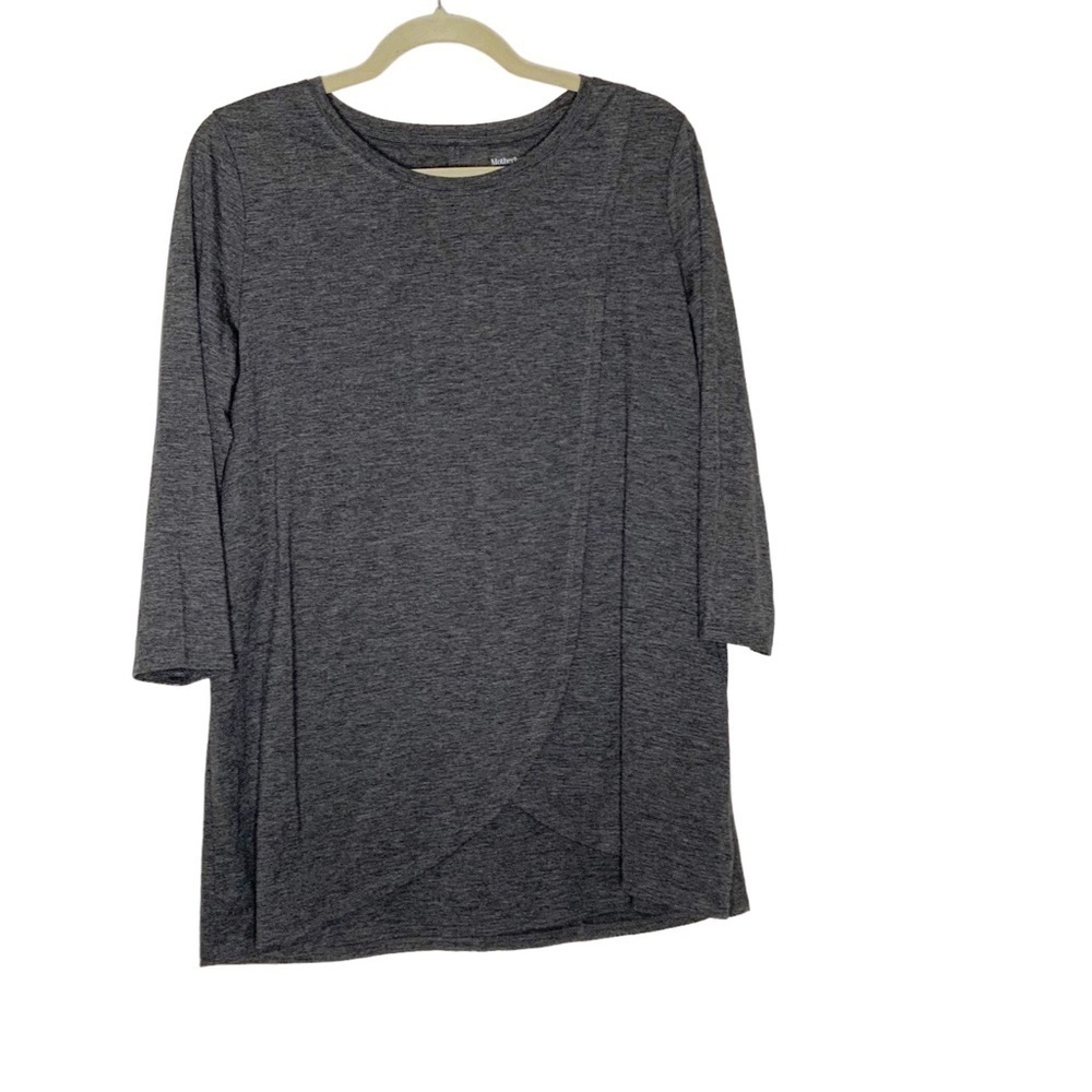 MOTHERHOOD Maternity grey nursing top. Size L.  NWT